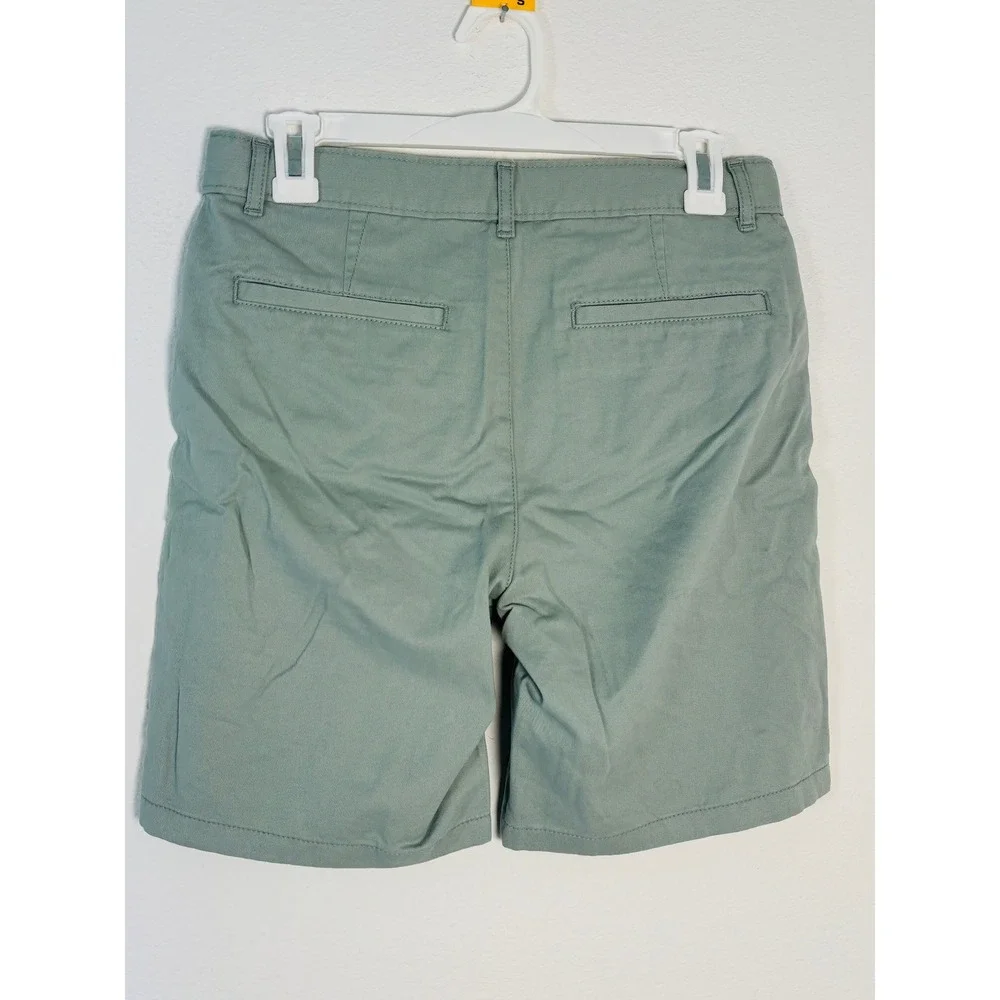The Childrens Place Boys Sage Green Chino Shorts Size 14 NWT Cotton Twill Casual